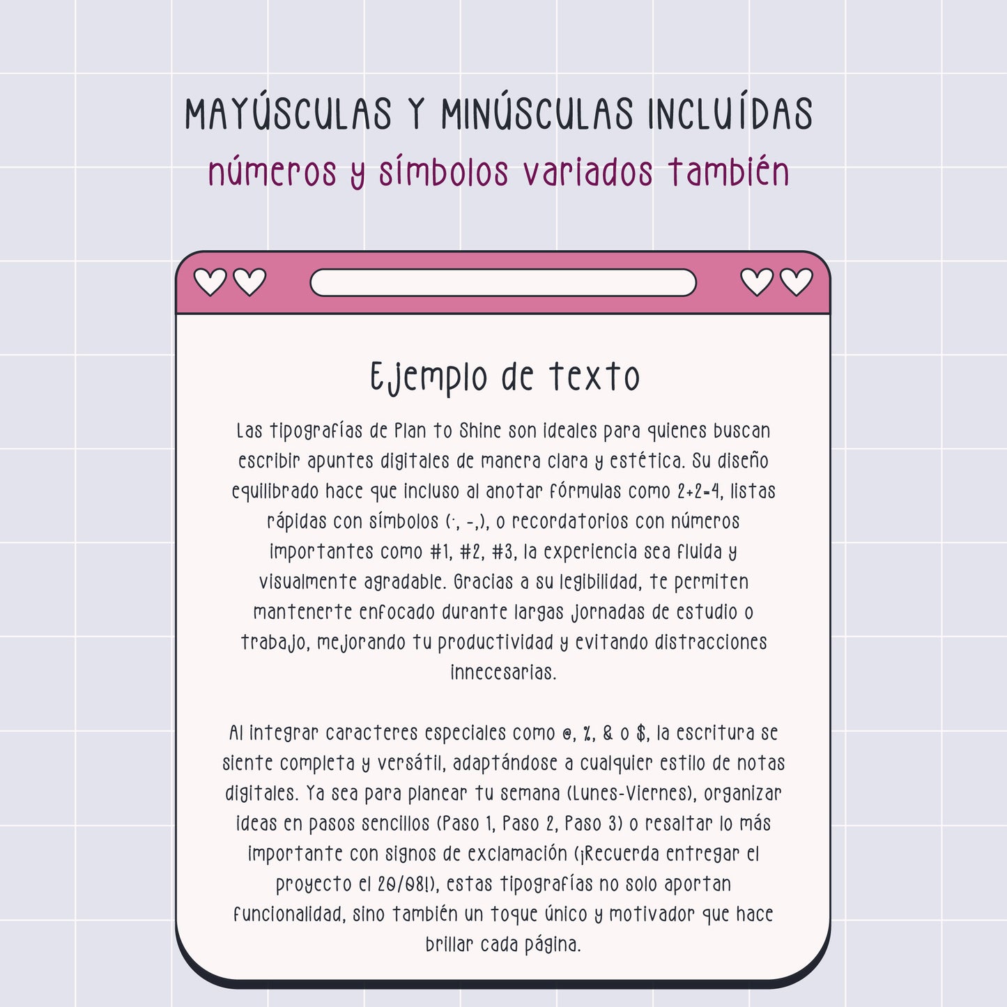 Tipografía Nougat