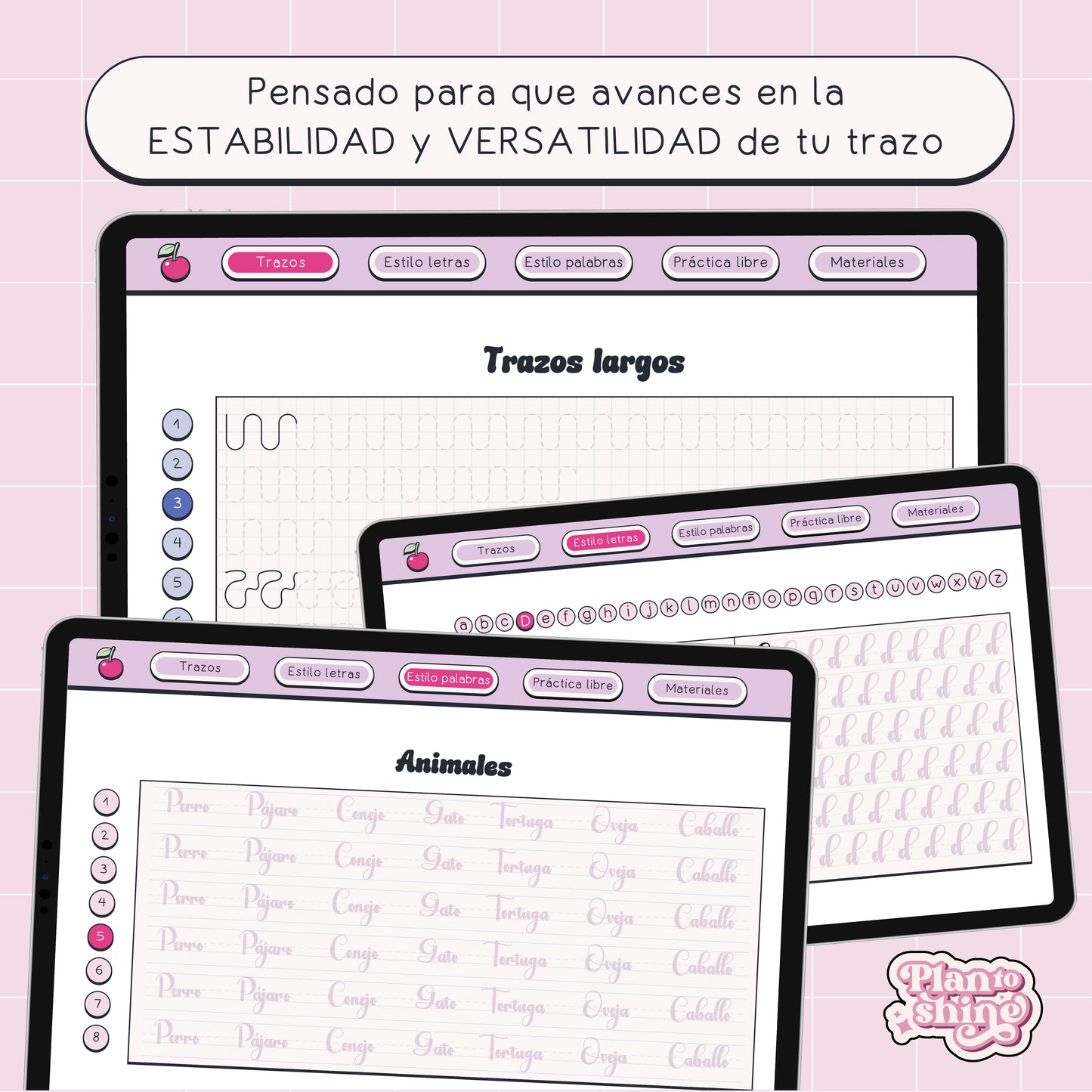 Cuaderno de caligrafía