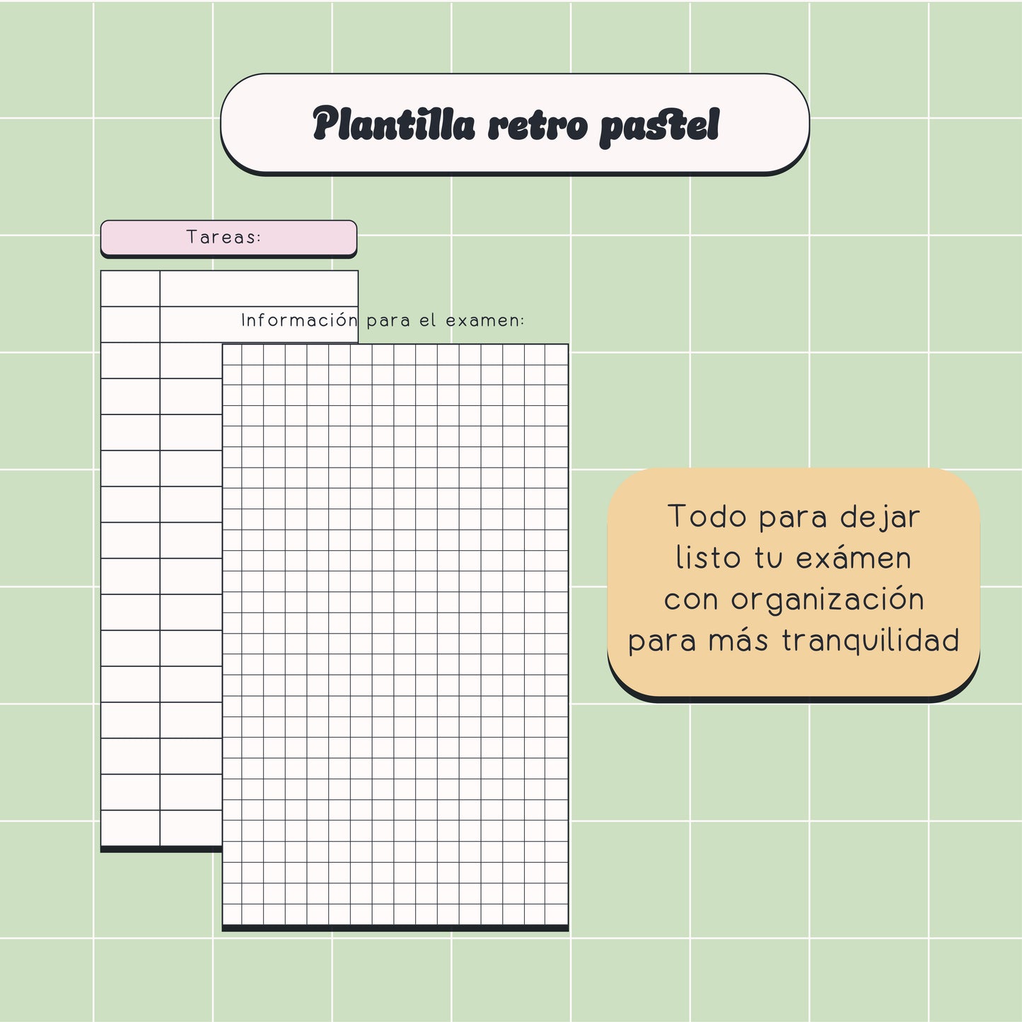 Plantilla exámenes retro