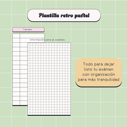 Plantilla exámenes retro