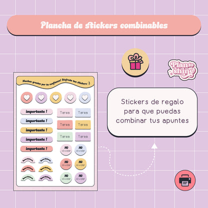Cuaderno de estudio (SEMOD) - Imprimible