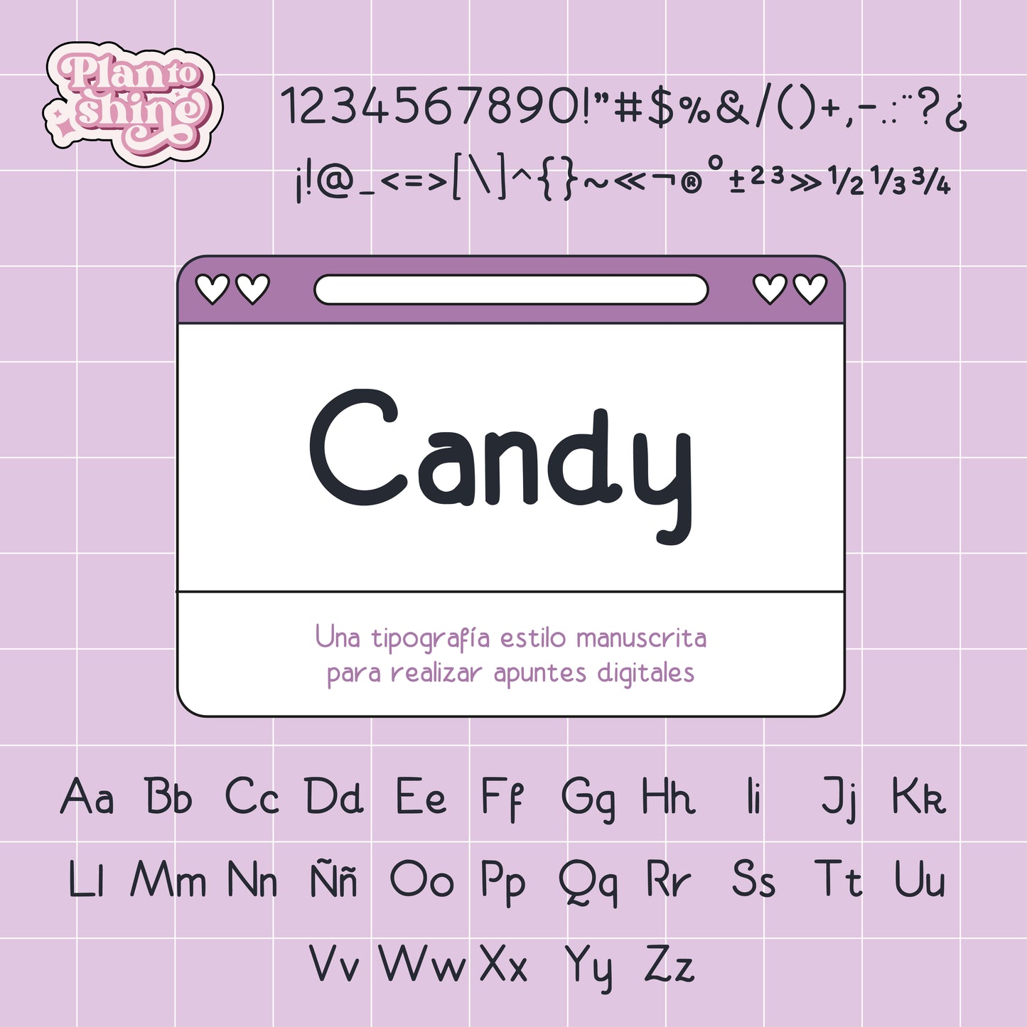 Tipografía Candy