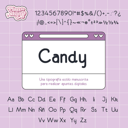 Tipografía Candy
