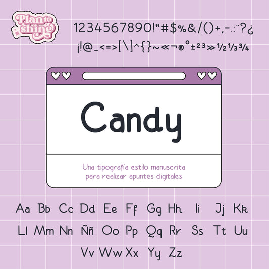 Tipografía Candy