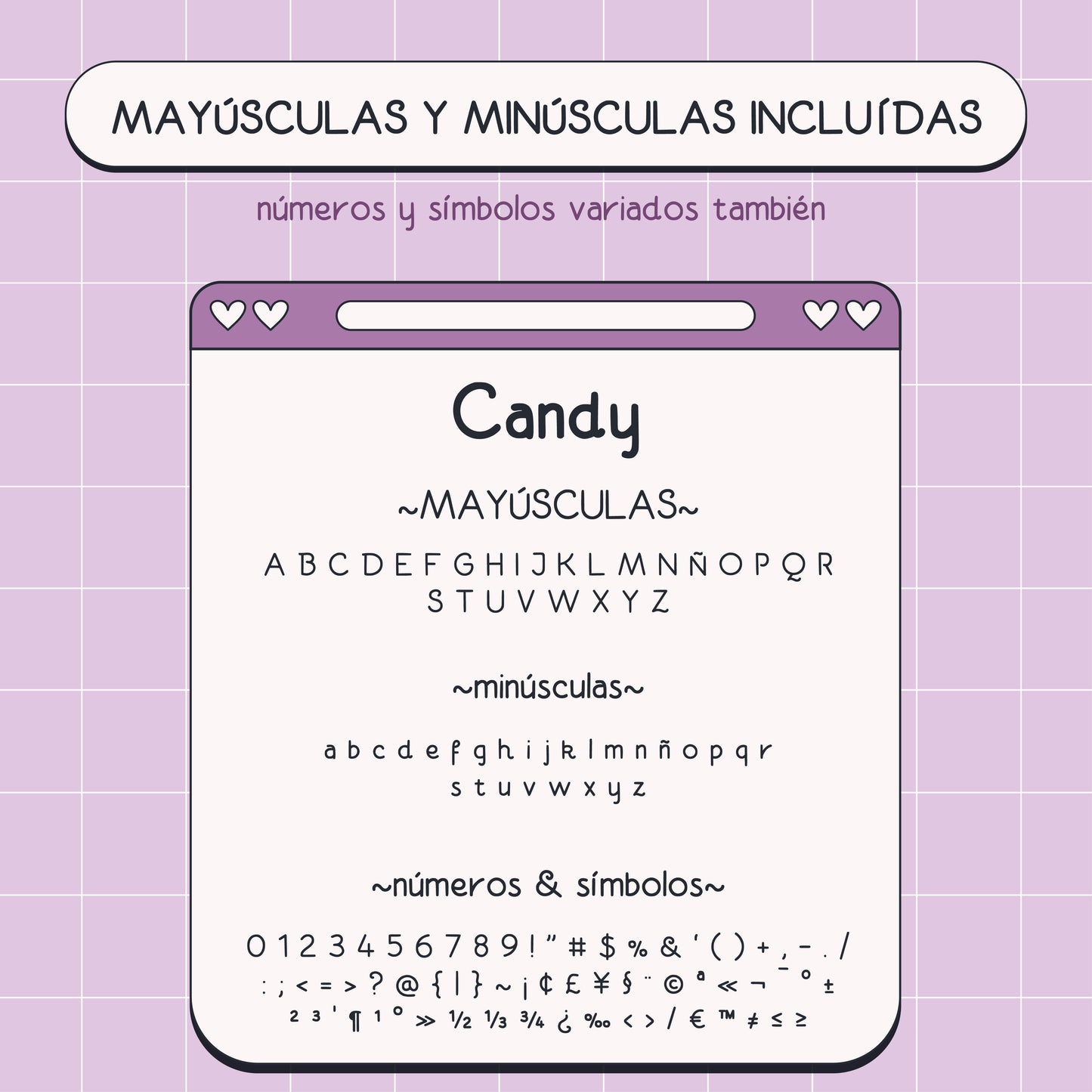 Tipografía Candy