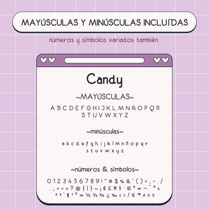 Tipografía Candy