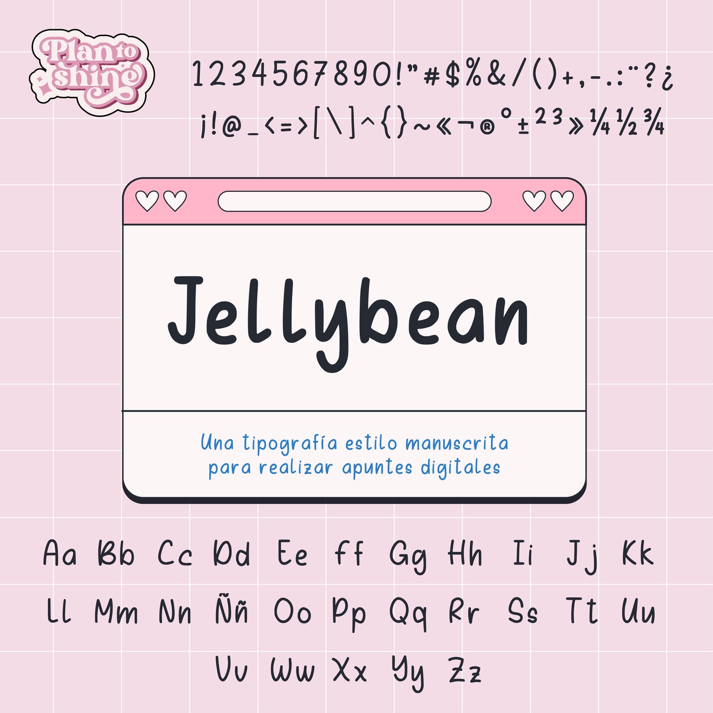 Tipografía Jellybean