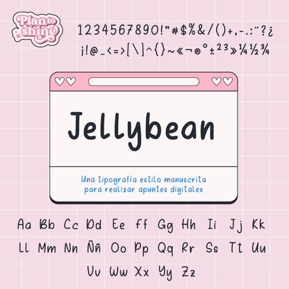Tipografía Jellybean