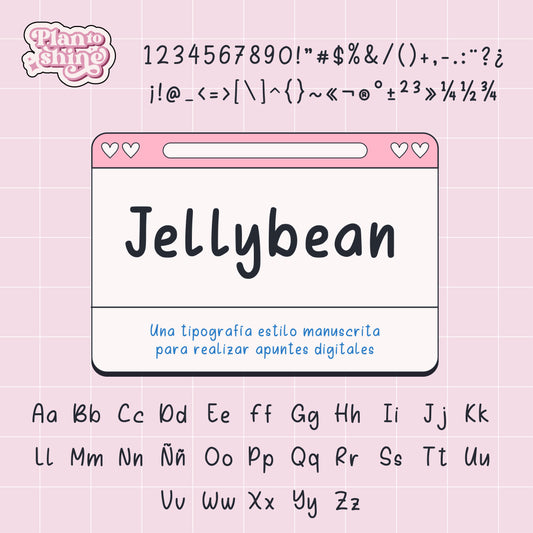 Tipografía Jellybean