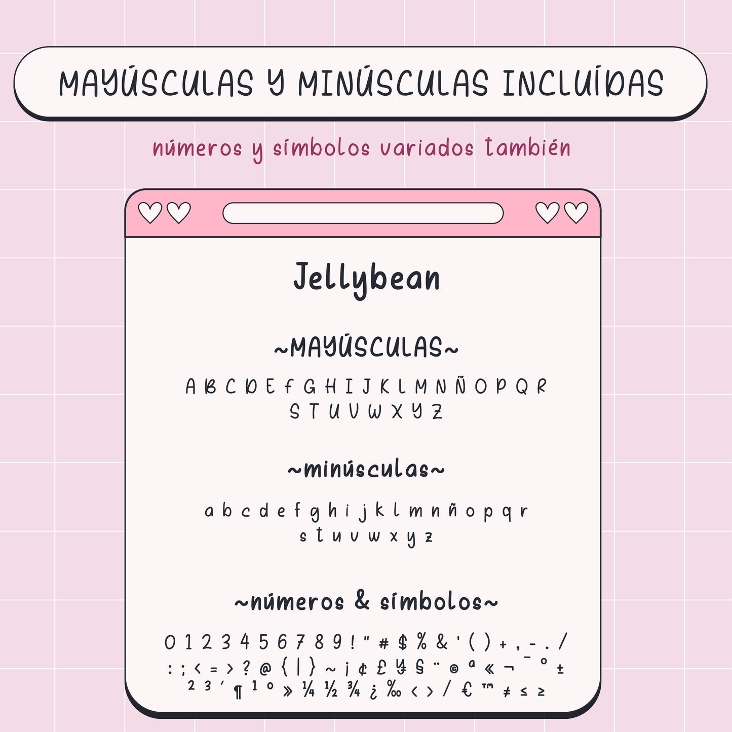 Tipografía Jellybean