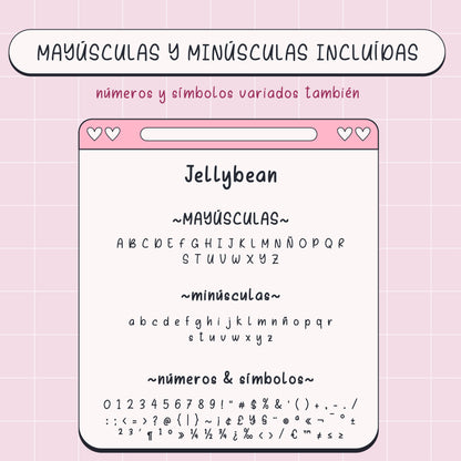 Tipografía Jellybean