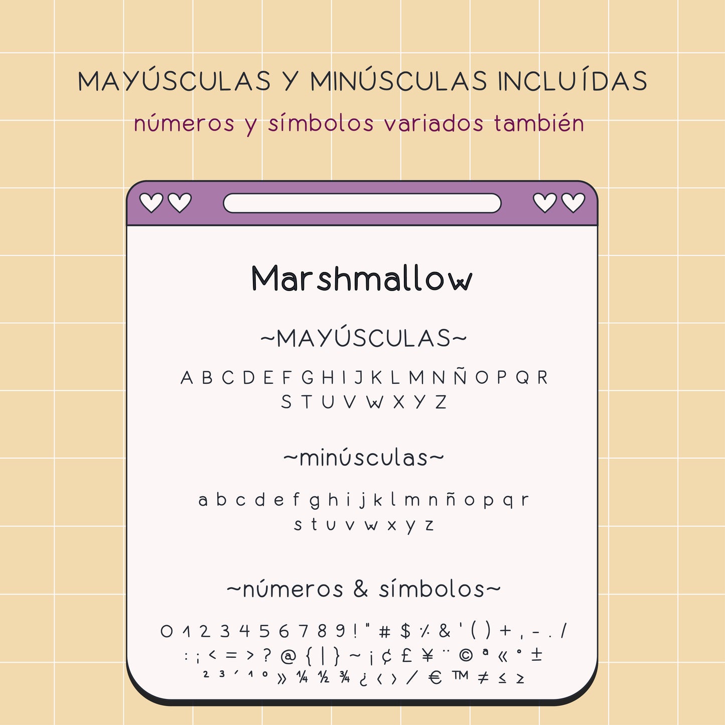 Tipografía Marshmallow