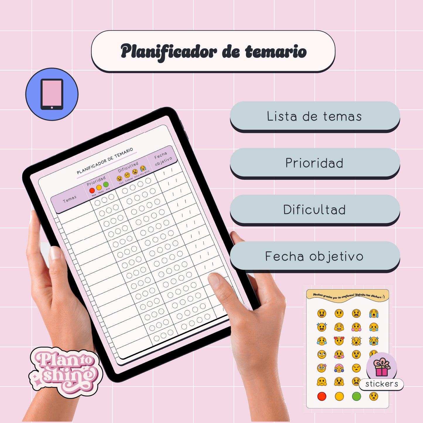 Planificador de temario